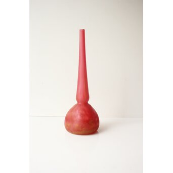 ドームナンシー Daum Nancy 鶴首花瓶　Y069 