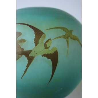 エミール ガレ Émile Gallé 燕文ランプベース　Y071 