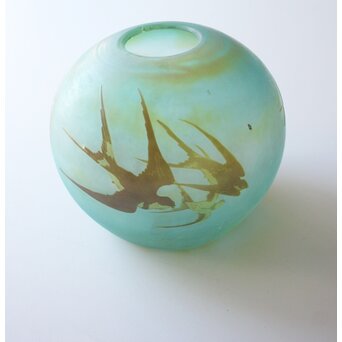 エミール ガレ Émile Gallé 燕文ランプベース　Y071 