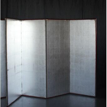 六曲半双 銀屏風　Z912 
