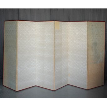 六曲半双 銀屏風　Z912 