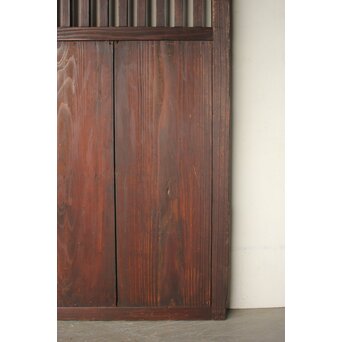 民芸 中格子板戸 4枚1組　B1127 