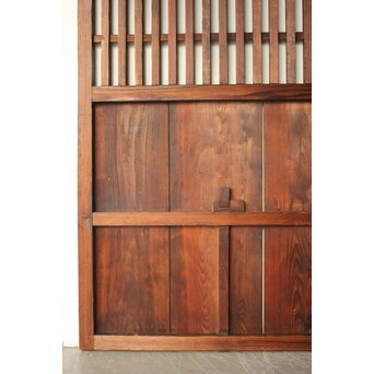 民芸 中格子板戸 4枚1組　B1127 