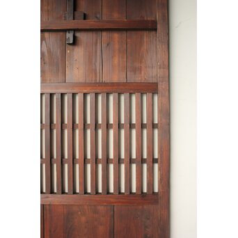 民芸 中格子板戸 4枚1組　B1127 