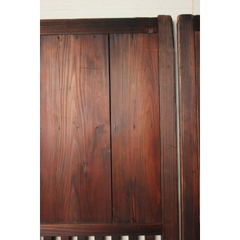 民芸 中格子板戸 4枚1組　B1127 