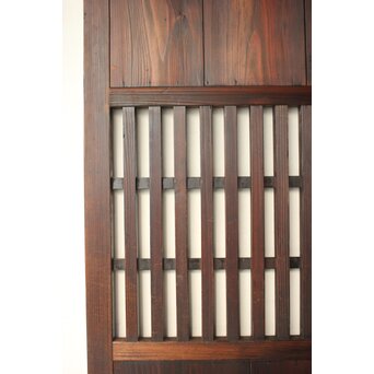 民芸 中格子板戸 4枚1組　B1127 