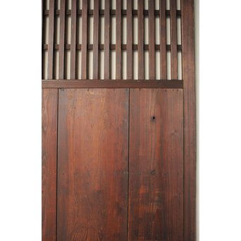 民芸 中格子板戸 4枚1組　B1127 