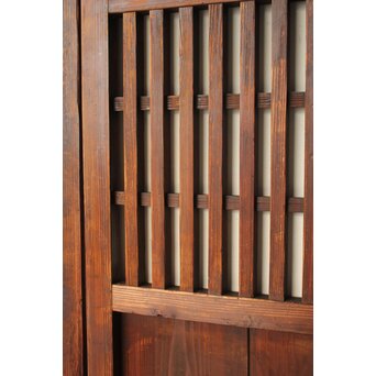 民芸 中格子板戸 4枚1組　B1127 