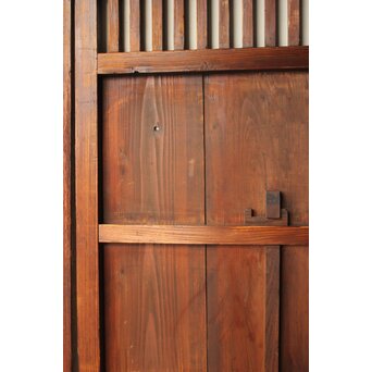 民芸 中格子板戸 4枚1組　B1127 