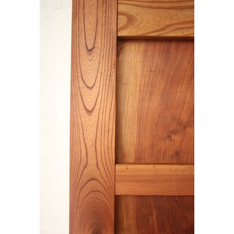 二枚板 総欅蔵戸　W0259 
