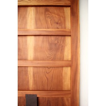 二枚板 総欅蔵戸　W0259 