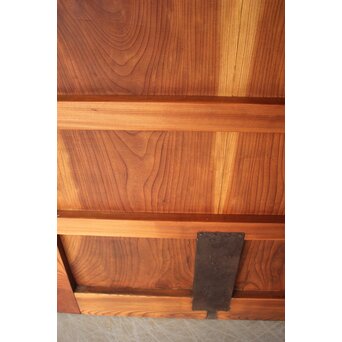 二枚板 総欅蔵戸　W0259 