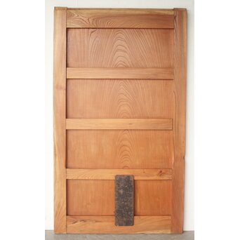 一枚板 総欅蔵戸　W0260 ウラ