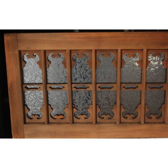 にかわガラス 装飾欄間　R0563 