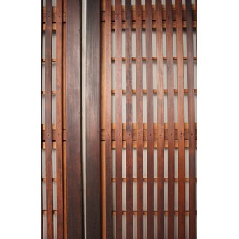 障子枠付 細身格子戸 4枚1組　L1216 