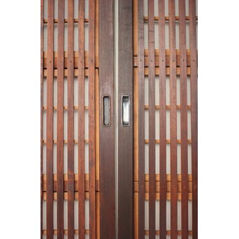 障子枠付 細身格子戸 4枚1組　L1216 