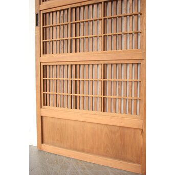 障子枠付 細身格子戸 4枚1組　L1216 