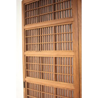 障子枠付 細身格子戸 4枚1組　L1216 