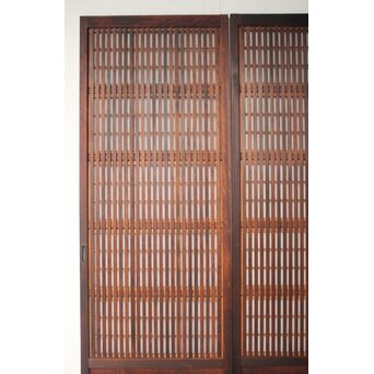 障子枠付 細身格子戸 4枚1組　L1216 