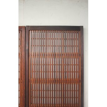 障子枠付 細身格子戸 4枚1組　L1216 