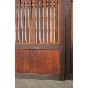 障子枠付 細身格子戸 4枚1組　L1216 