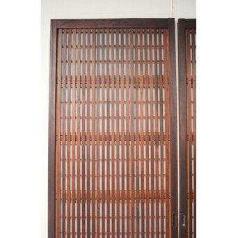 障子枠付 細身格子戸 4枚1組　L1216 