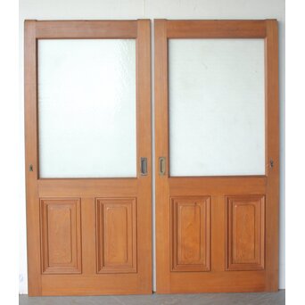 堅木ダイアガラスドア 2枚1組　GD0357 B面　裏表ナシのデザイン