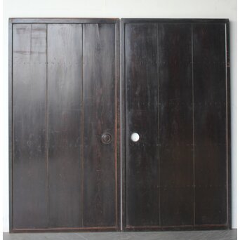 時代飴色板戸 2枚1組　B1128