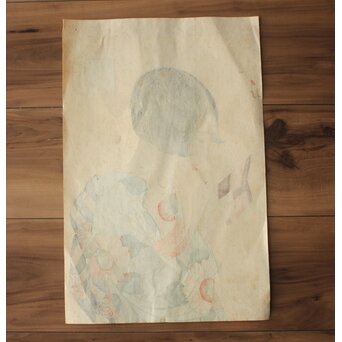 渡辺幾春『昭和美女姿競』いろどり月 くち紅　Z917 