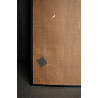 竹内盧風 芭蕉図 銀地屏風　Z920 