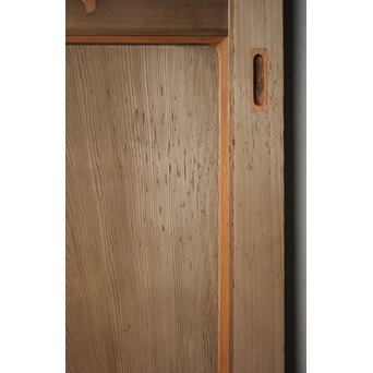 神代杉一枚板帯戸 4枚1組　B1129 ひっかき傷2