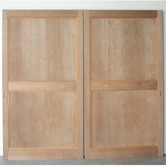 神代杉一枚板帯戸 4枚1組　B1129 AB　表