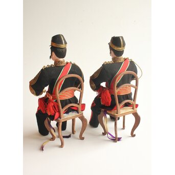 京都丸平 大木平蔵 大将人形 明治天皇陛下 共箱　U420 