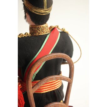 京都丸平 大木平蔵 大将人形 明治天皇陛下 共箱　U420 