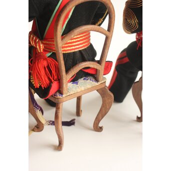 京都丸平 大木平蔵 大将人形 明治天皇陛下 共箱　U420 