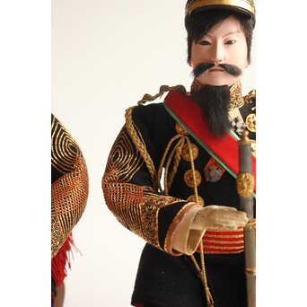 京都丸平 大木平蔵 大将人形 明治天皇陛下 共箱　U420 