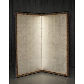 二曲銀屏風　Z923