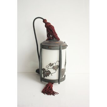 蔦文 銅装飾電笠　A564 