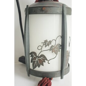 蔦文 銅装飾電笠　A564 