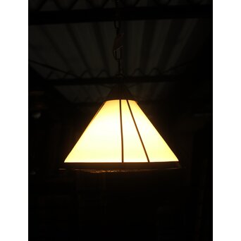 唐草紋 円錐型照明　A565 