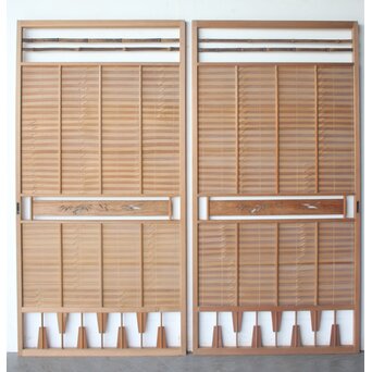 意匠簀戸 矢尻 4枚1組　F307 A B　ウラ