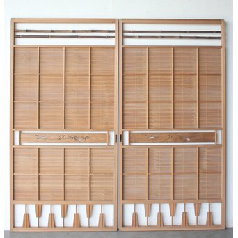 意匠簀戸 矢尻 4枚1組　F307 AB　表