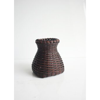 小林民々齋 掛花竹籠　U422