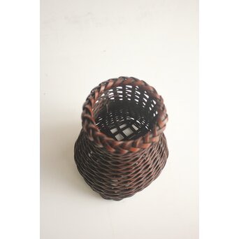 小林民々齋 掛花竹籠　U422 