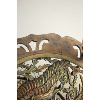 鳳凰紋 4灯シャンデリア照明　A566 