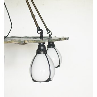 鳳凰紋 4灯シャンデリア照明　A566 