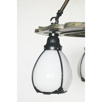 鳳凰紋 4灯シャンデリア照明　A566 