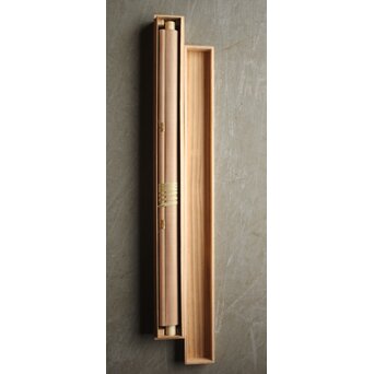 鄭嘉訓 琉球王国官僚 二字【徳盛】紙本掛軸　Z930 