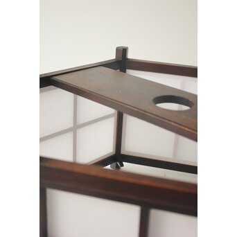 松本民芸家具か 六角ペンダント照明　A0569 