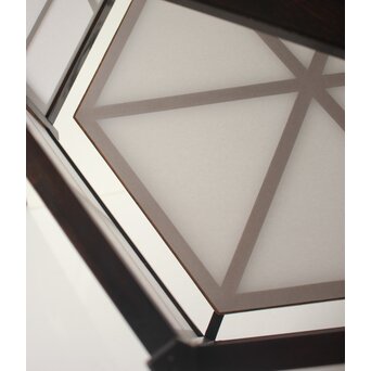 松本民芸家具か 六角ペンダント照明　A0569 